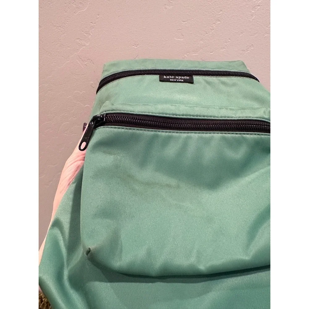 Kate Spade Grass Green Small Nylon‎ Backpack Purse